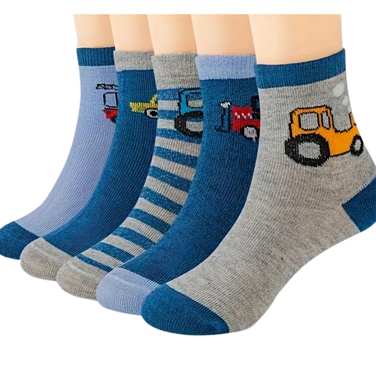 6 pares de calcetas diseños surtidos niños 10-12 años