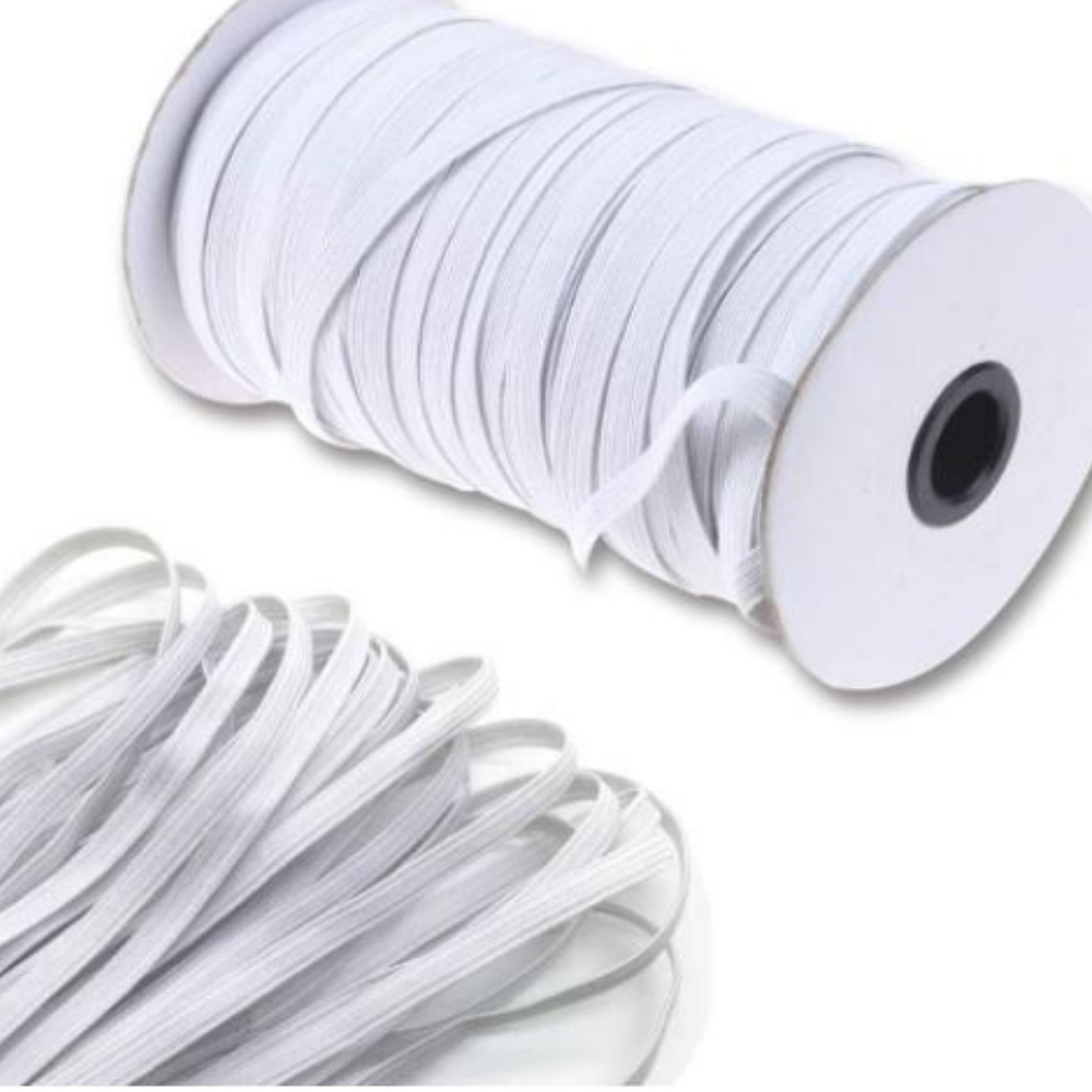 elastico crochet blanco de 5 mm 200 mts