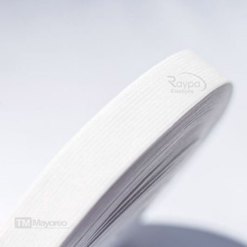 elastico crochet blanco de 31 mm 50 mts