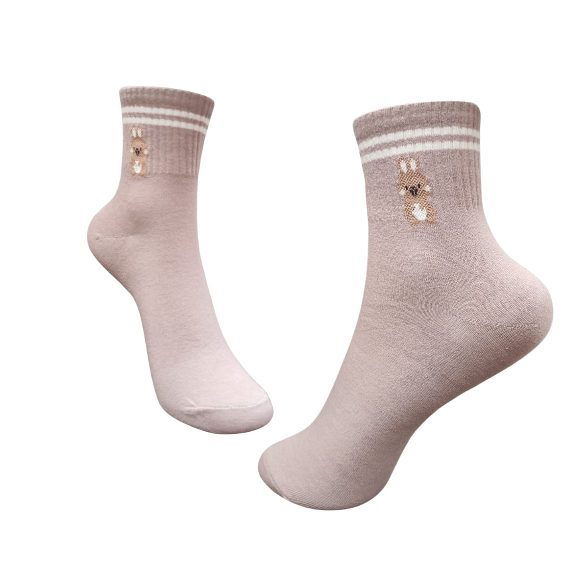 calcetines algodon corto diseños dama (6 pares)