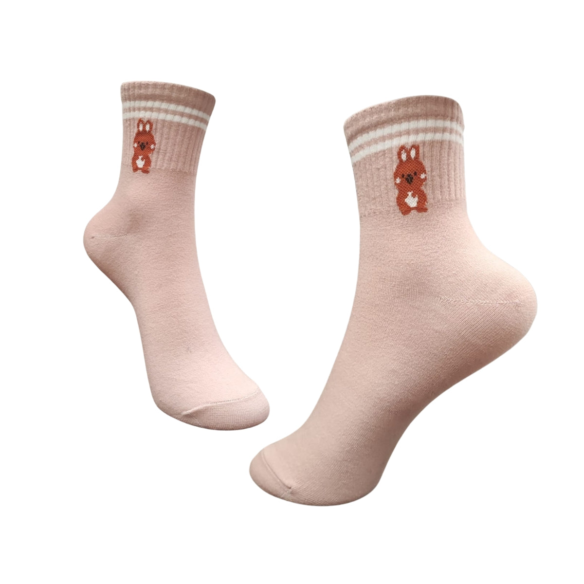 calcetines algodon corto diseños dama (6 pares)