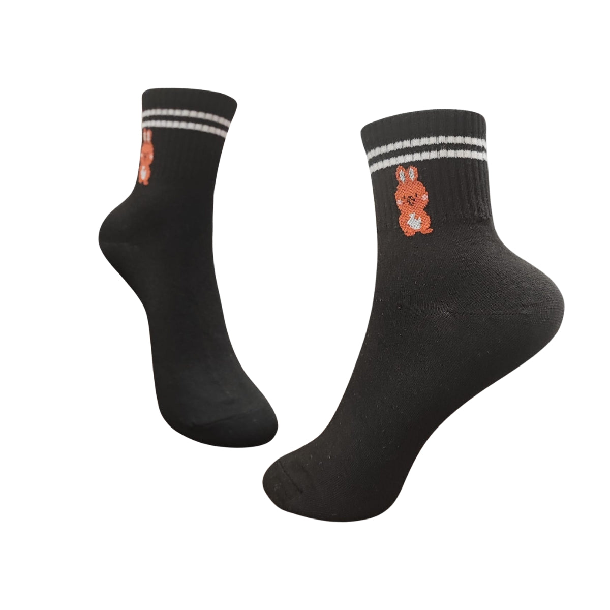 calcetines algodon corto diseños dama (6 pares)
