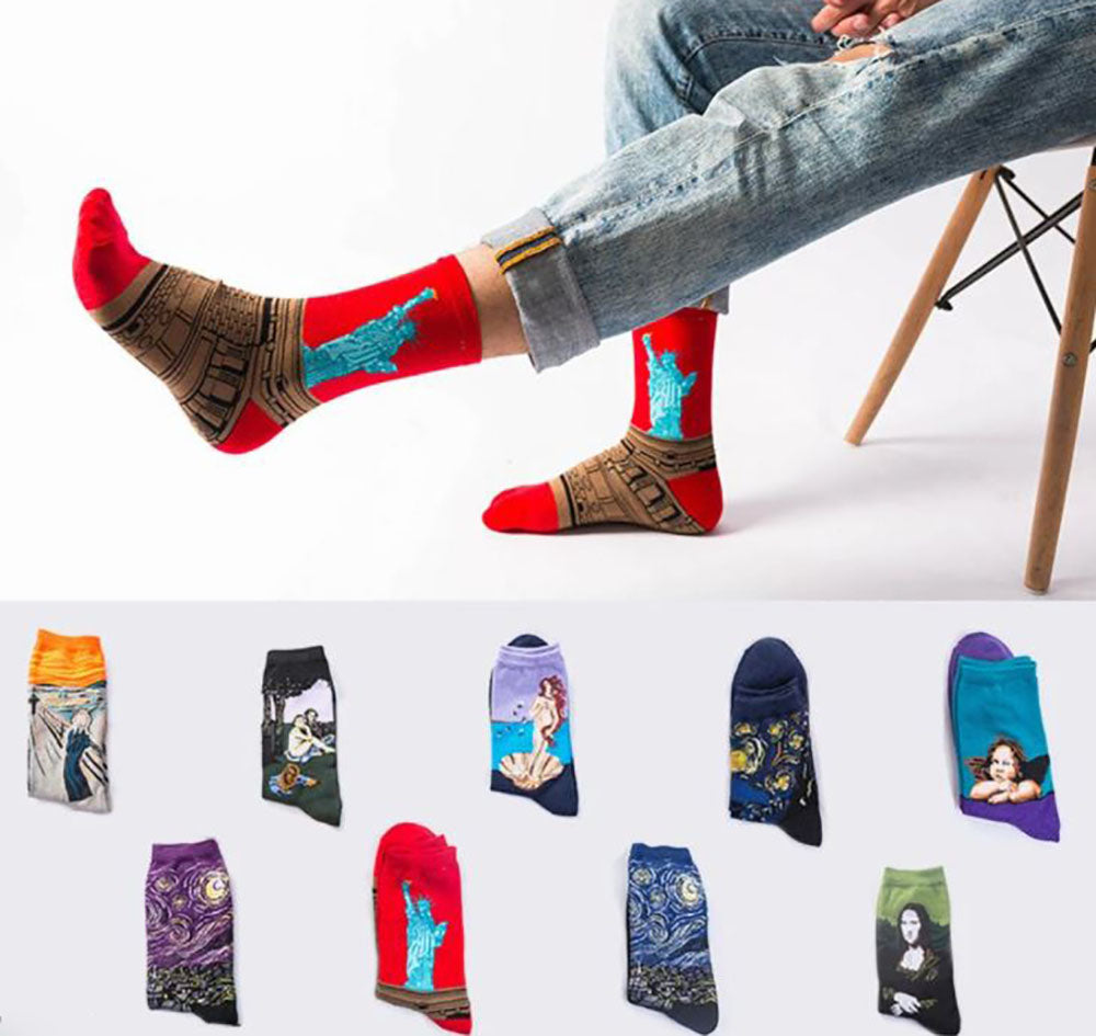 calcetines arte 3 pares