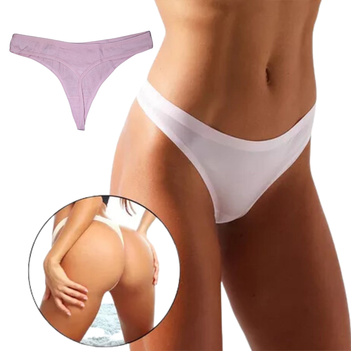 tanga comoda surtida mayoreo (12 piezas)