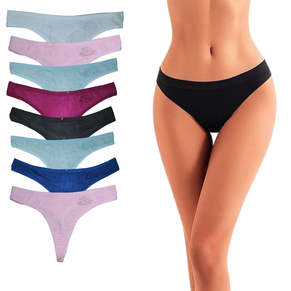 tanga comoda surtida mayoreo (1 pieza)