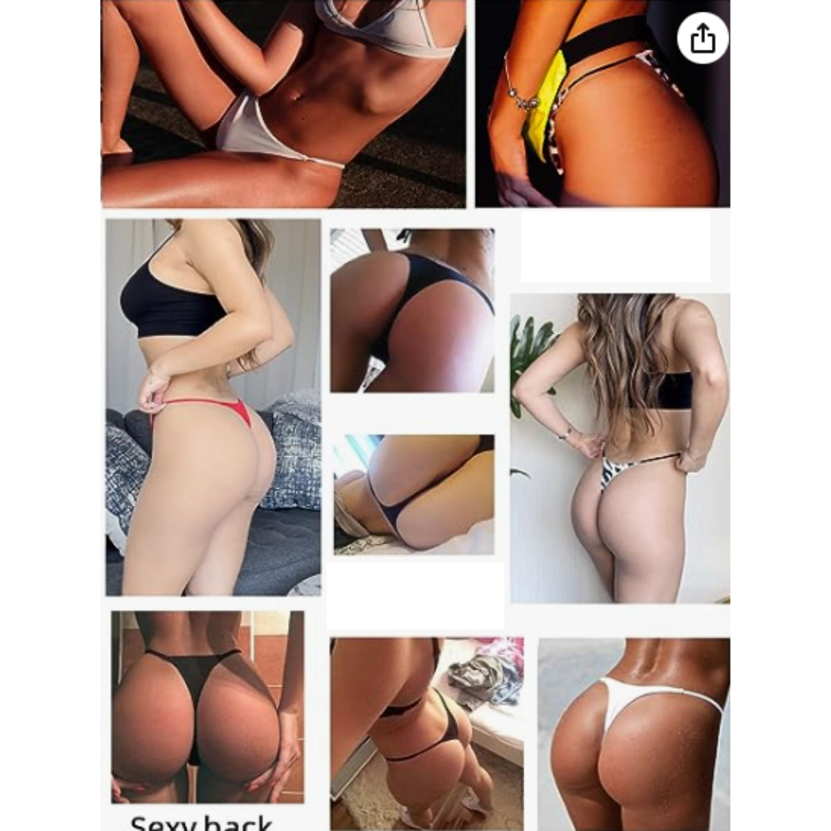 tanga comoda surtida mayoreo (12 piezas)