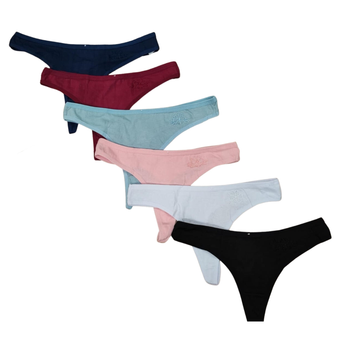 tanga comoda surtida mayoreo (12 piezas)