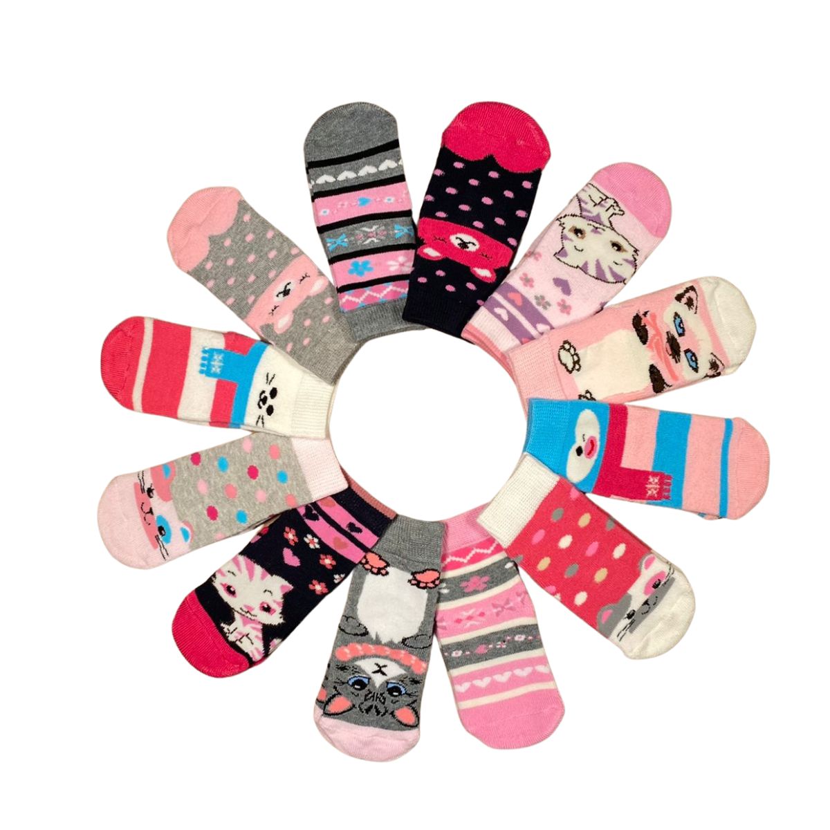 calcetines antiderrapantes para niñas varias tallas (1 par)