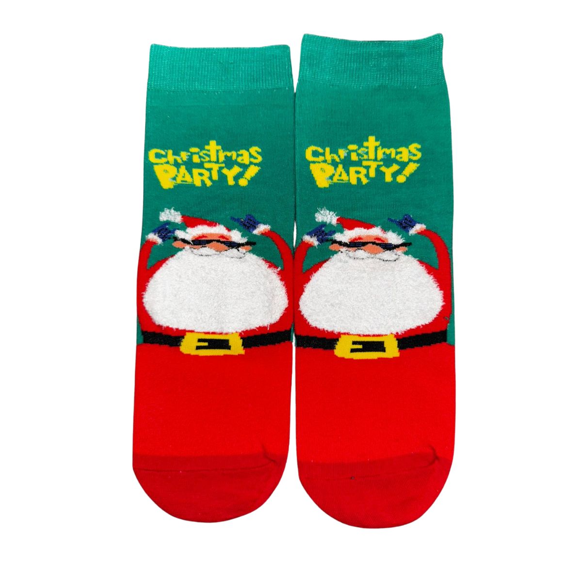 12 pares de calcetín navideño cómodo y con estampados diferentes