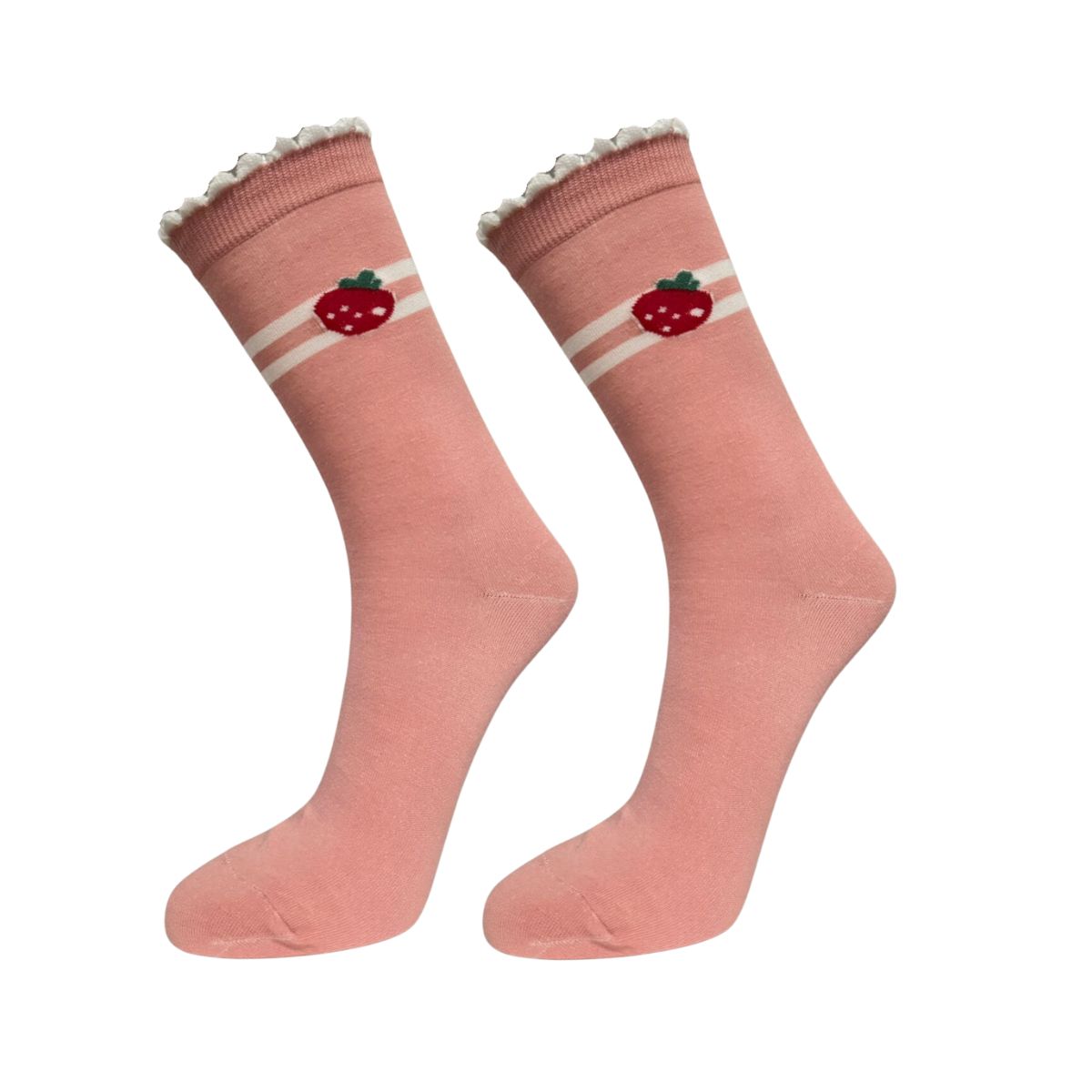 12 pares de calcetas largas estilo coquette damas