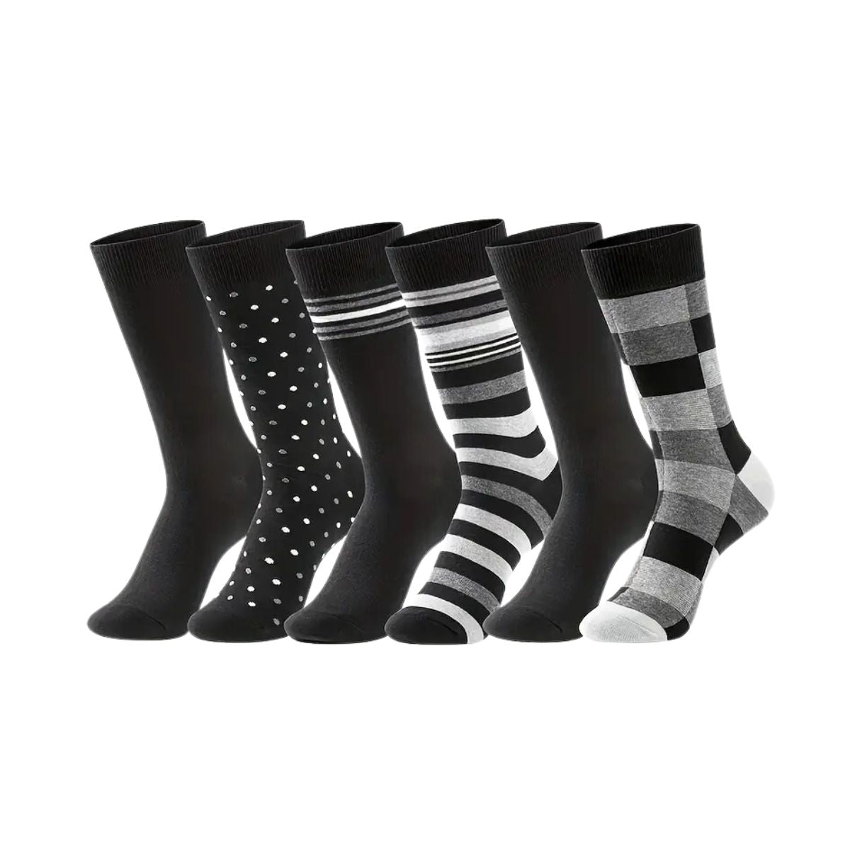 6 pares de calceta para vestir formal