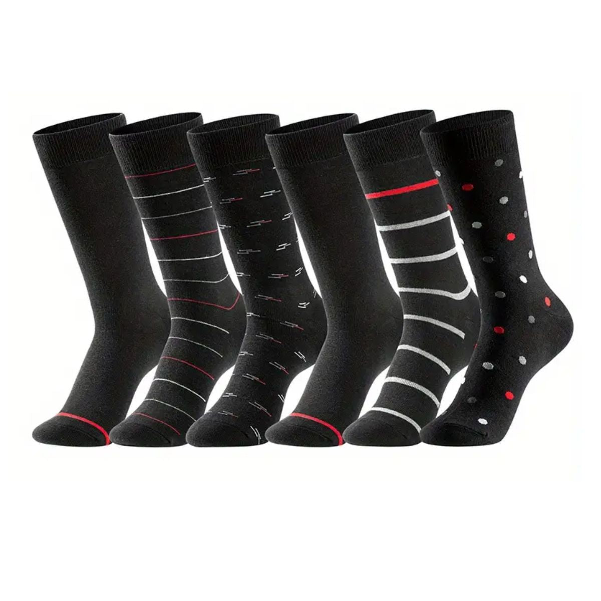 6 pares de calceta para vestir formal