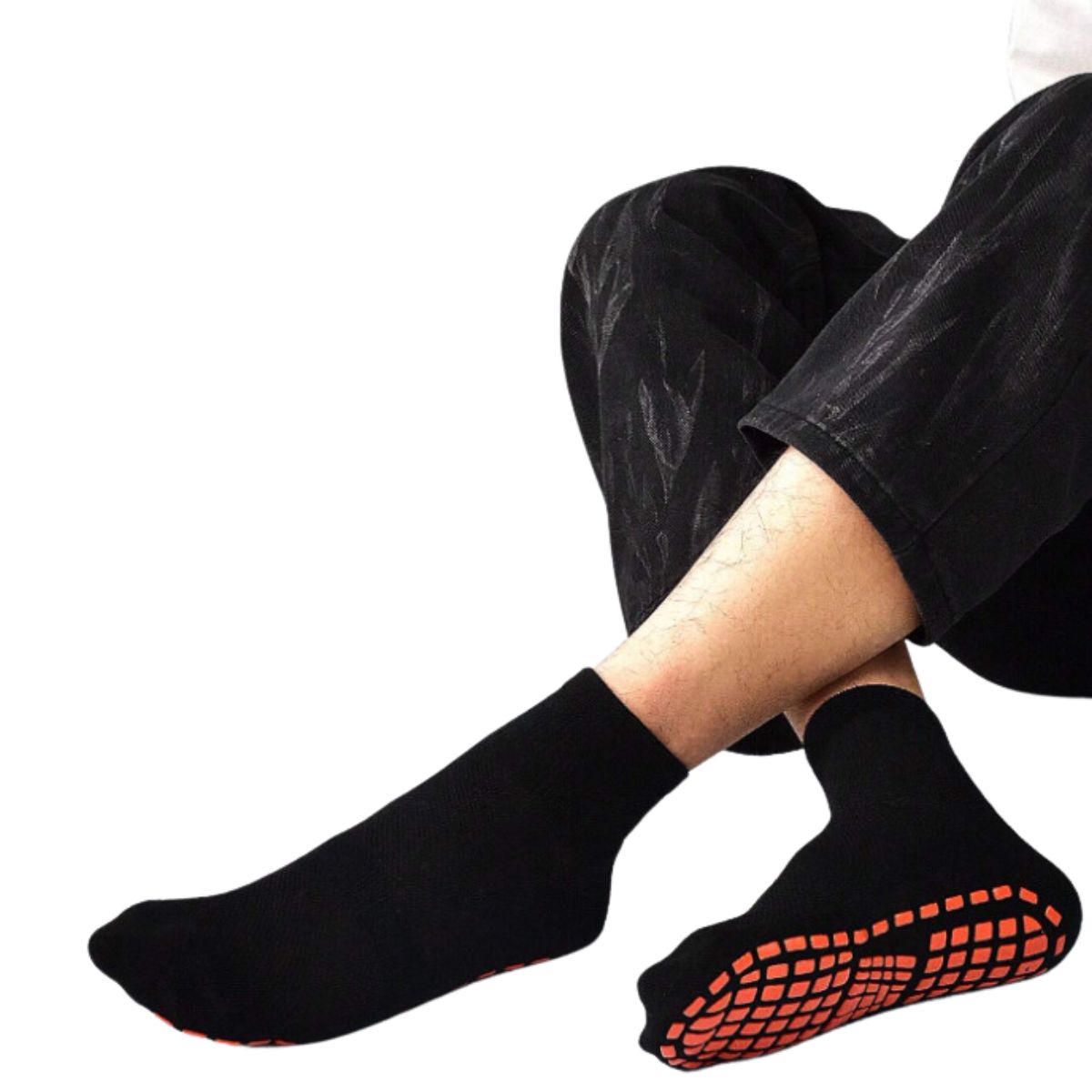 12 pares de calcetas antiderrapantes unisex