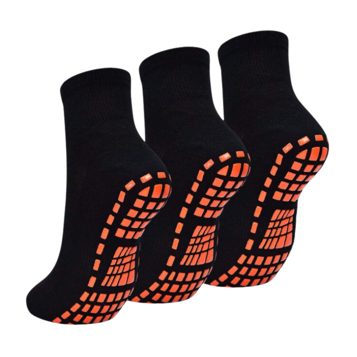12 pares de calcetas antiderrapantes unisex