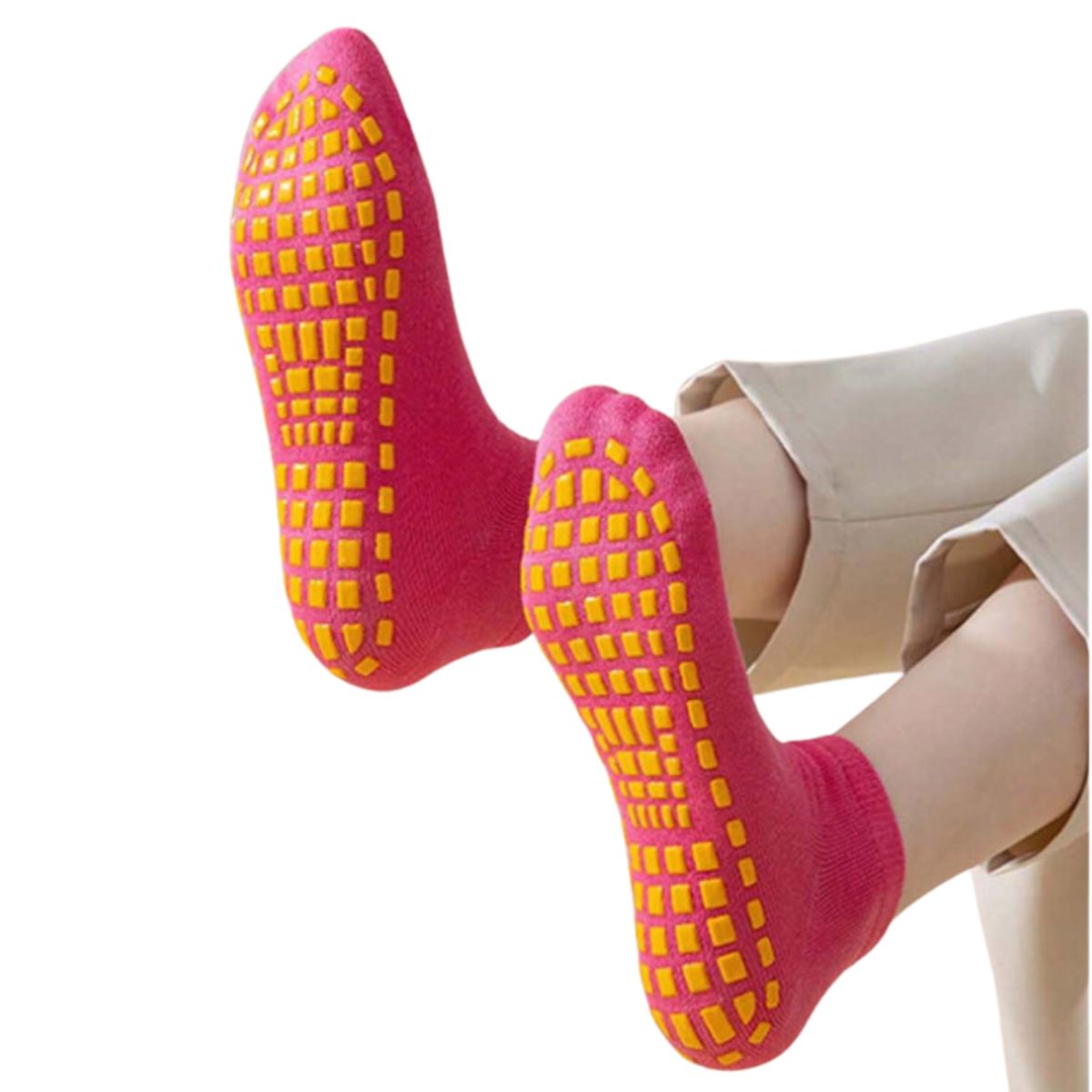 12 pares de calcetas antiderrapantes unisex