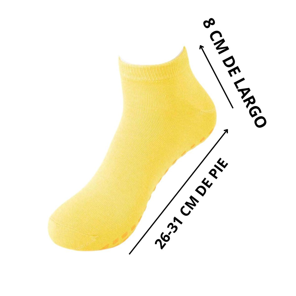 12 pares de calcetas antiderrapantes unisex