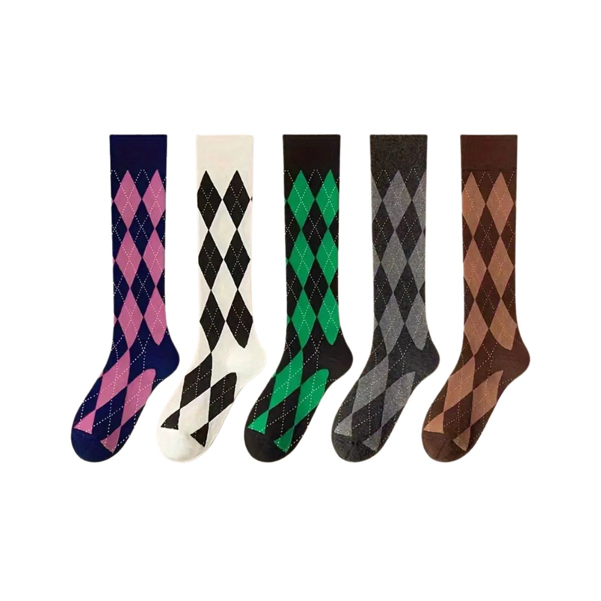 6 pares de calceta para vestir de dama