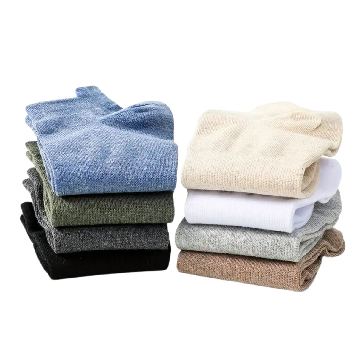 12 pares de calcetas cubre talon para caballero
