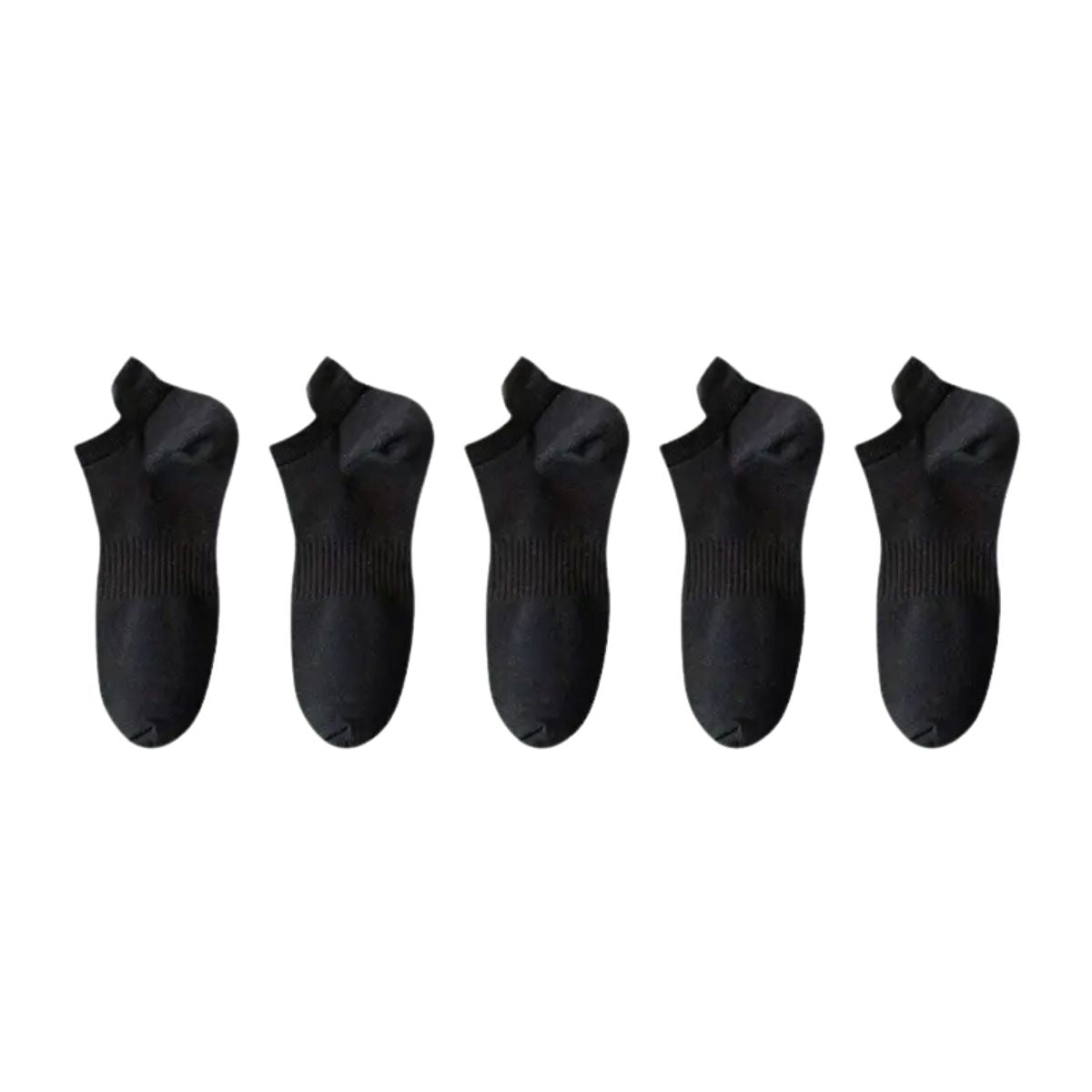 12 pares de calcetas cubre talon para caballero