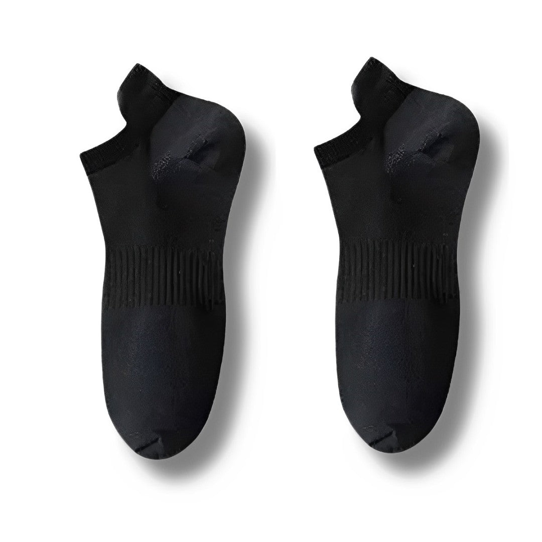 12 pares de calcetas cubre talon para caballero