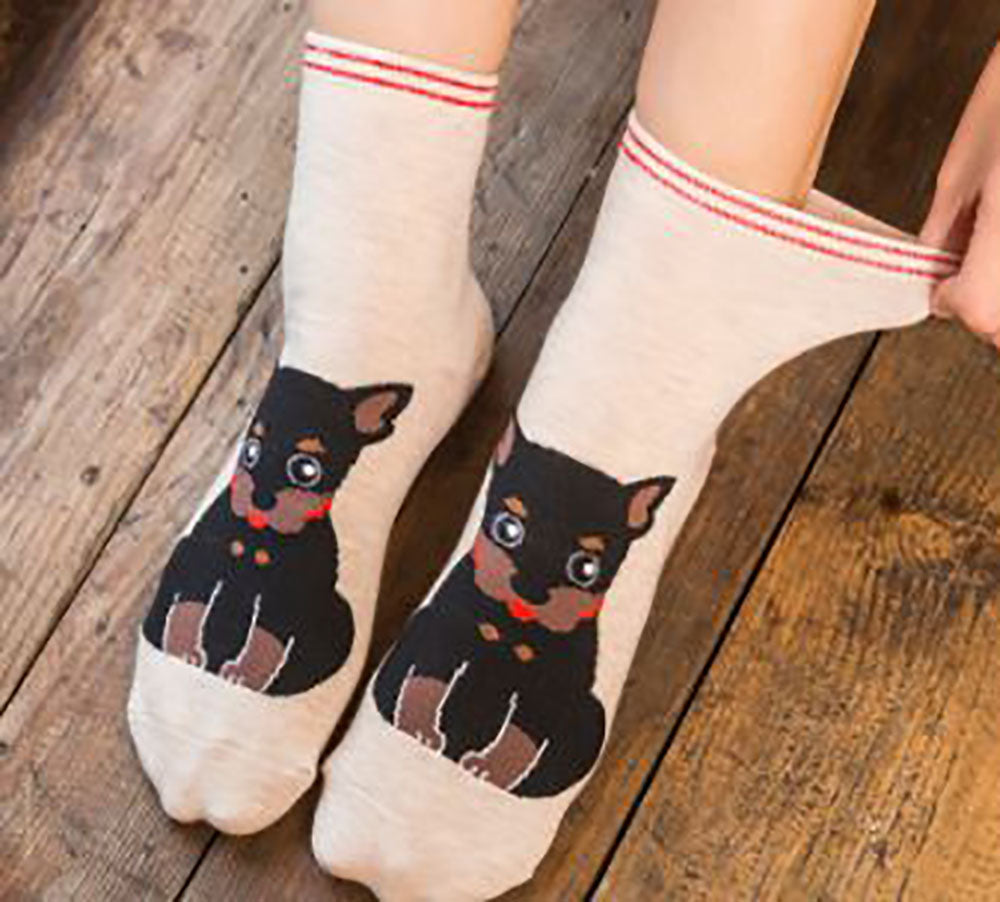 calcetines largos de orejitas 12 pares diferentes diseños