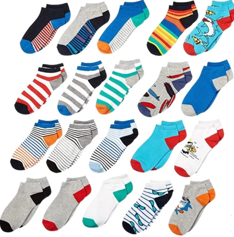 tines de algodon con diseños surtido para niños 12 pares