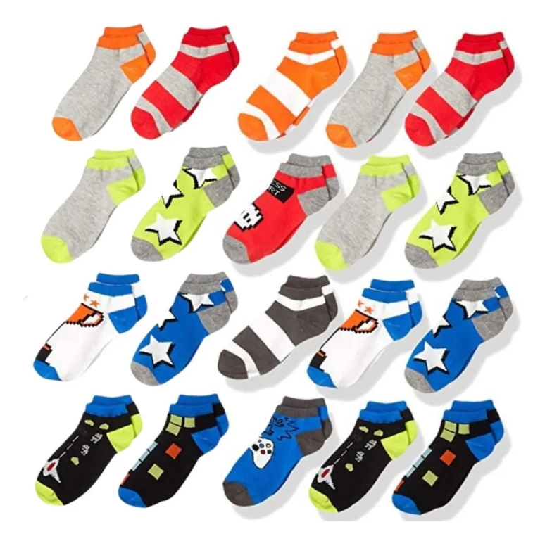 tines de algodon con diseños surtido para niños 12 pares