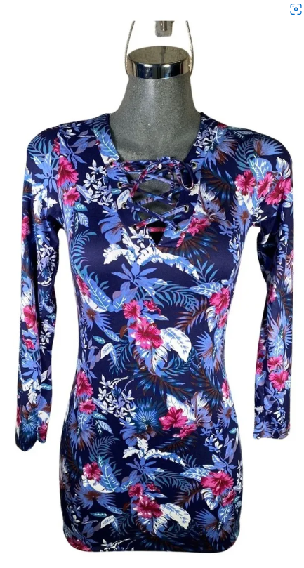 vestidos flores para dama 6 piezas oferta