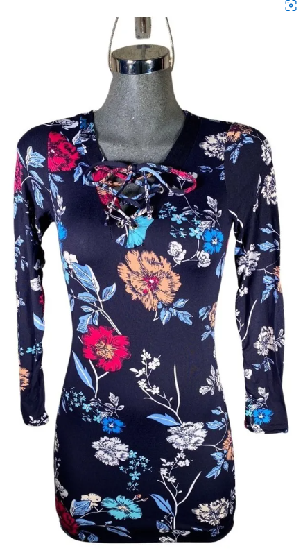 vestidos flores para dama 6 piezas oferta
