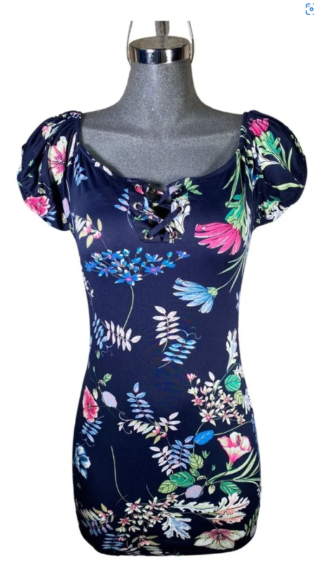 vestidos flores para dama 6 piezas oferta