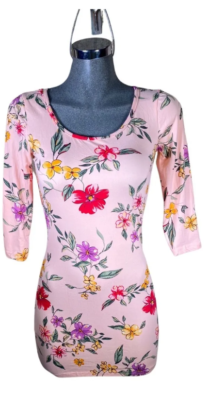 vestidos flores para dama 6 piezas oferta