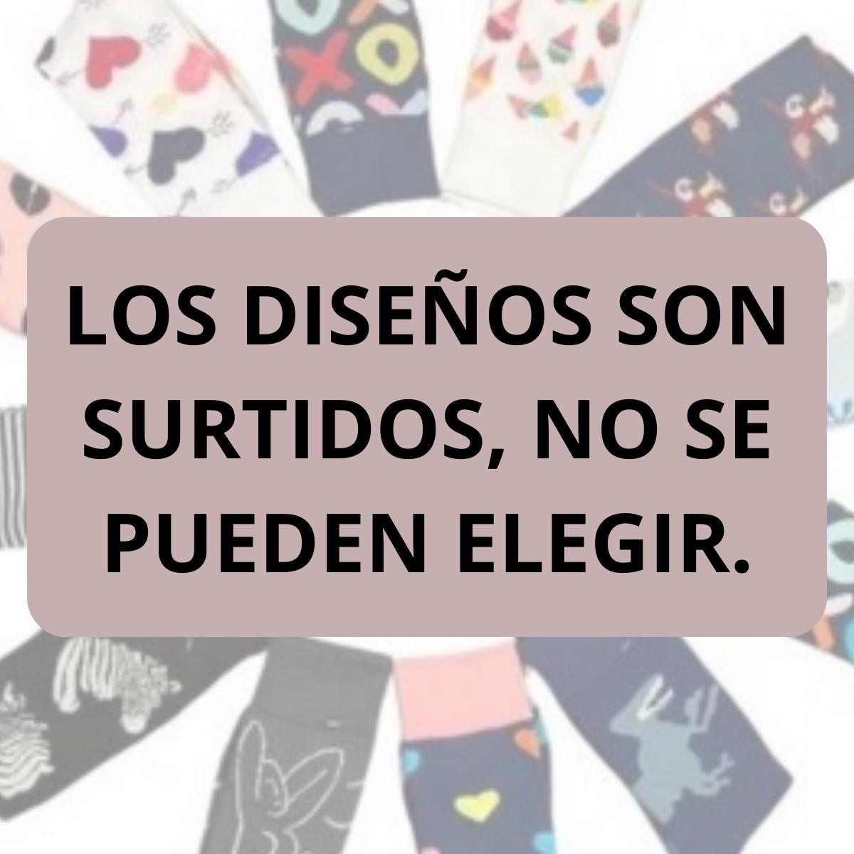 calcetines divertidos con diseños unisex (1 par)