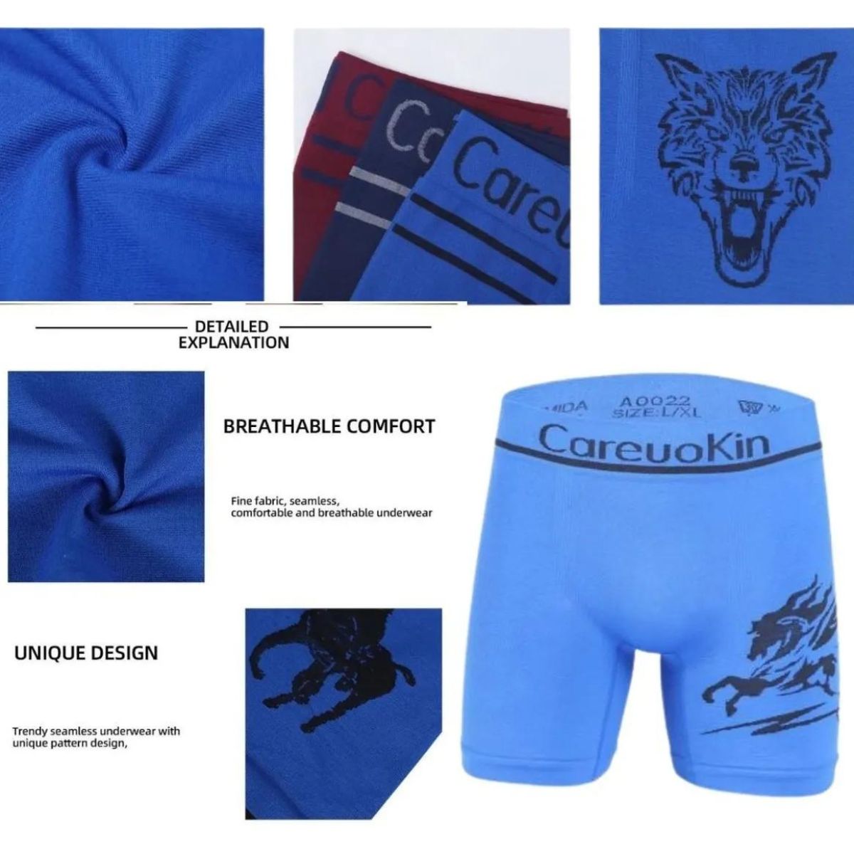 boxer hombre microfibra 6 piezas