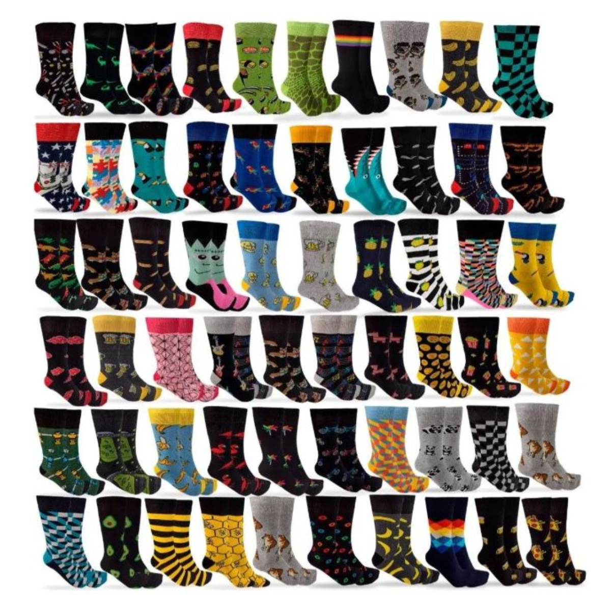 calcetines divertidos con diseños unisex (1 par)