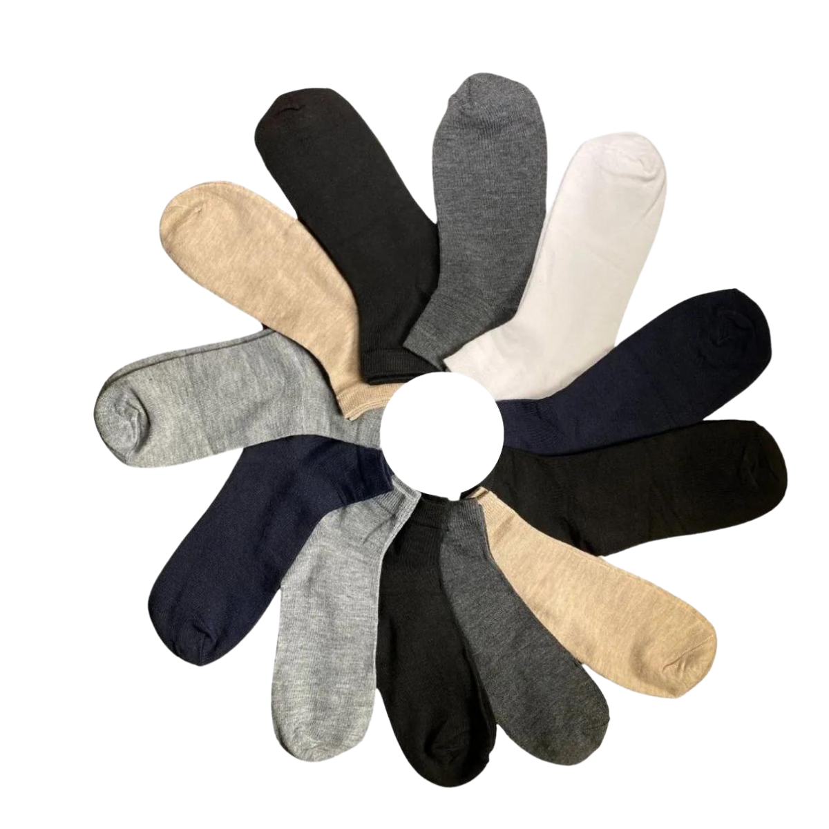calcetines de vestir mujer y hombre (12 pares)