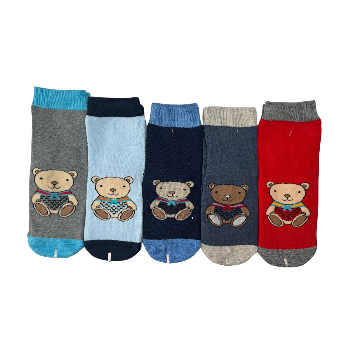 calcetines antiderrapantes para niños varias tallas (12 pares)