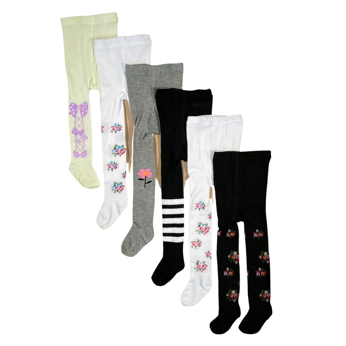 mallas térmicas bebe y niña diseños (6 piezas)