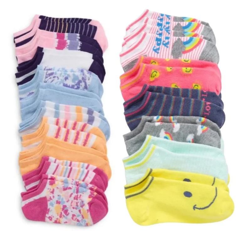 6 pares tin algodon diseño surtido niñas