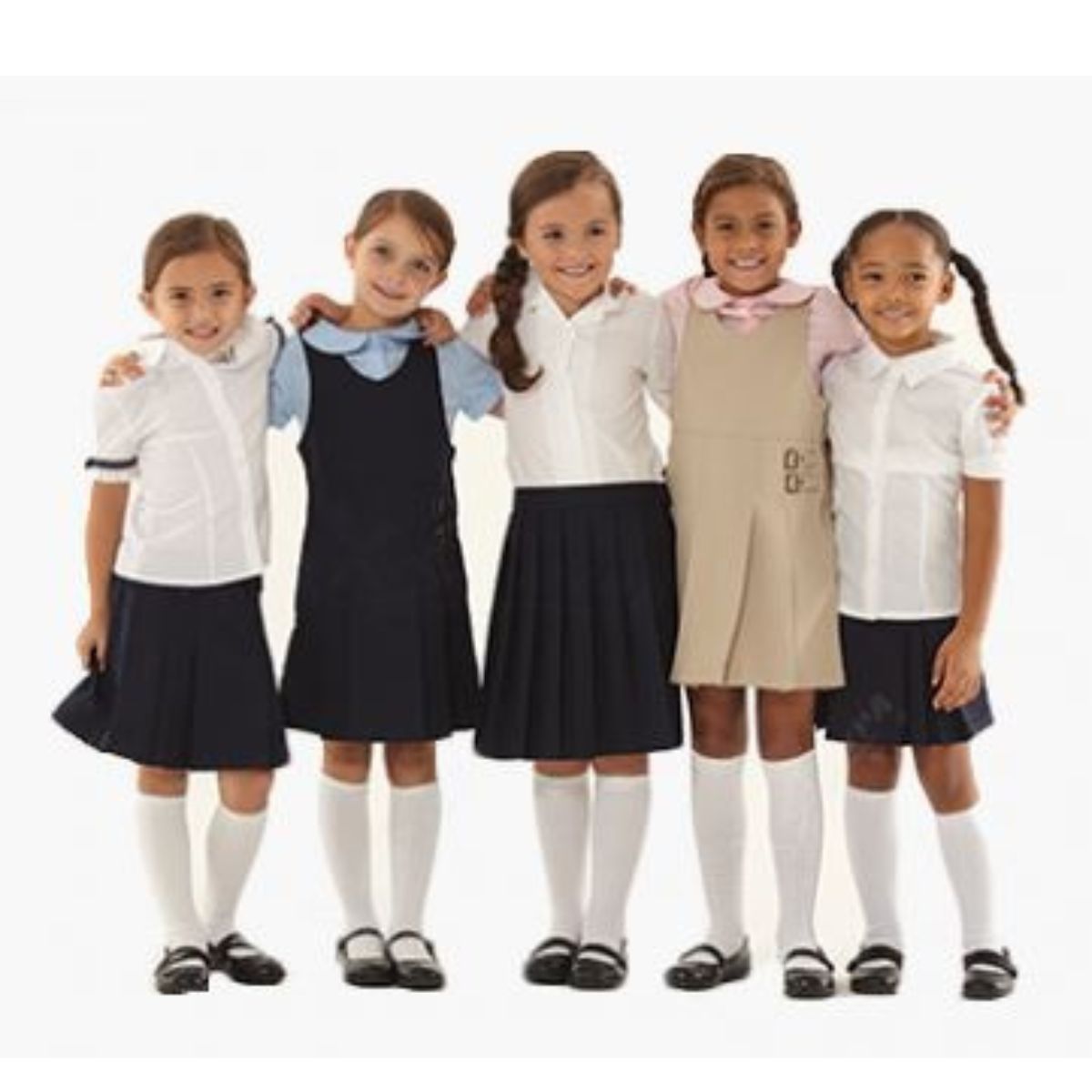 calceta escolar niñas paquete de 12 pares