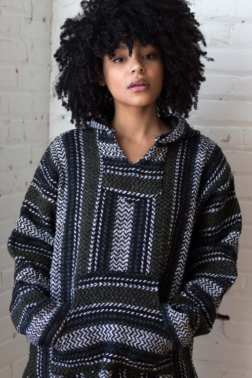 sudadera poncho artesanal 1 pieza