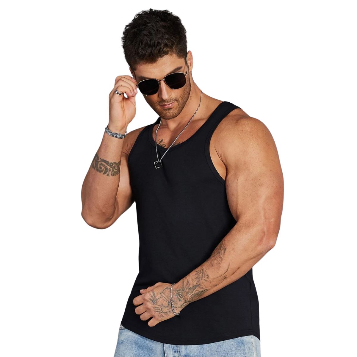 camiseta tank top 3 piezas