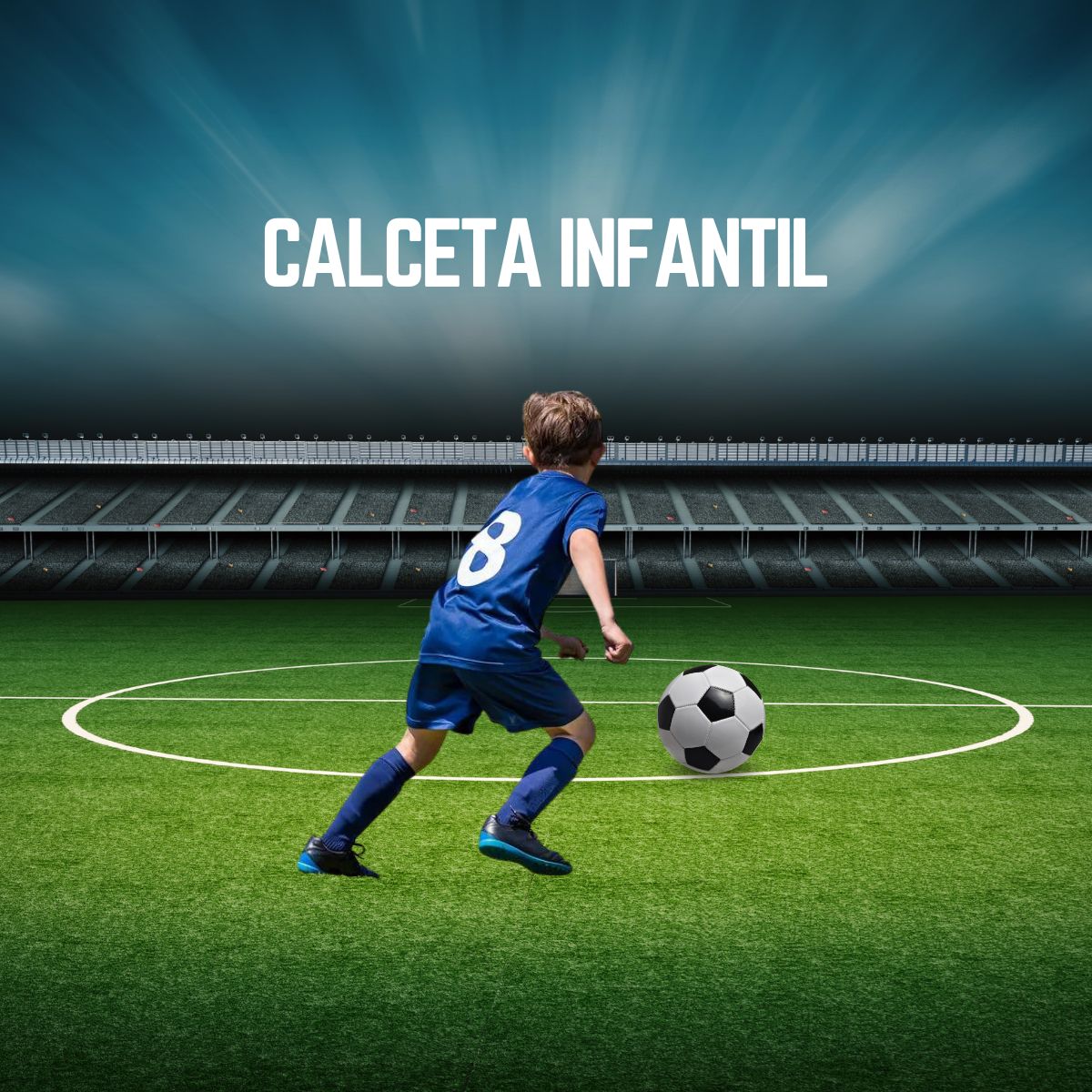 calceta de futbol infantil (12 pares)