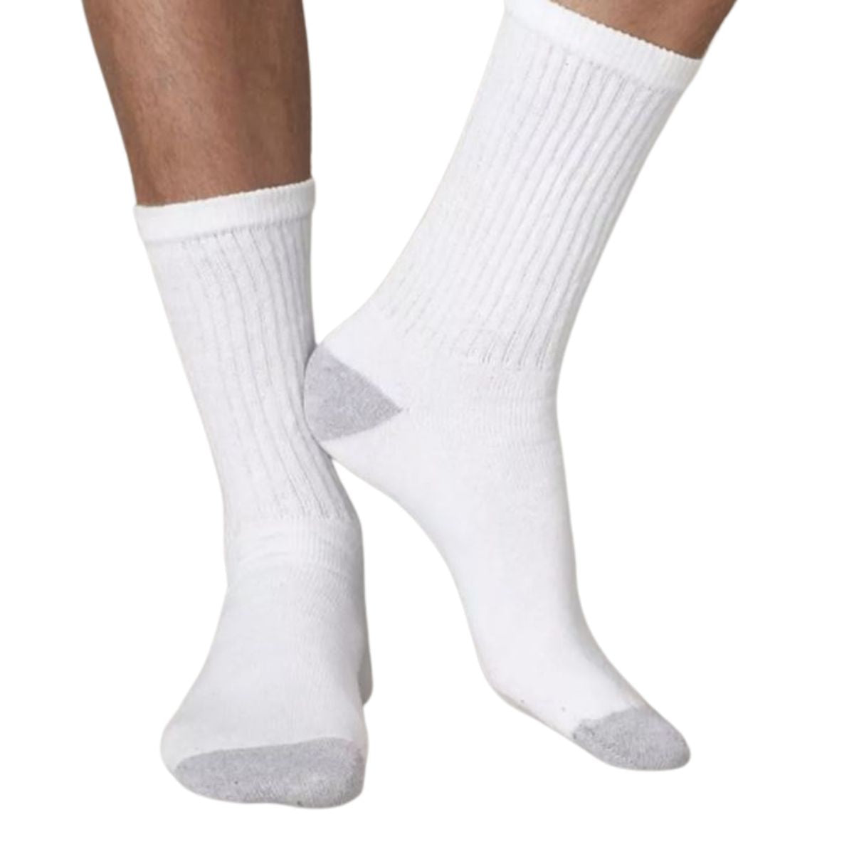 calcetas deportivas largas algodón 6 pares