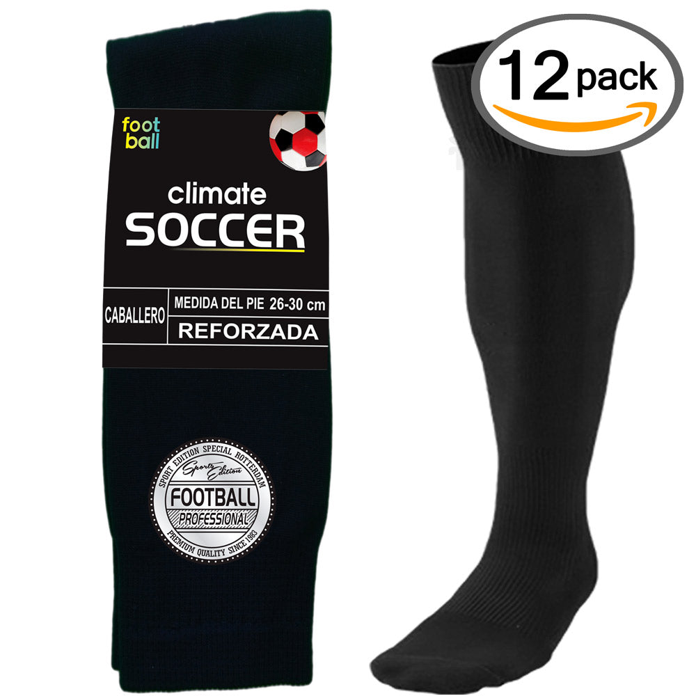 12 pares calceta futbol compresion graduada lisa
