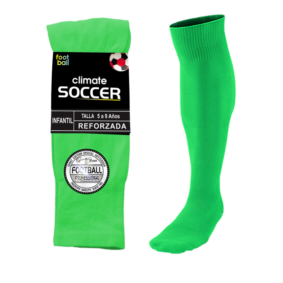 calceta de futbol infantil (6 pares)