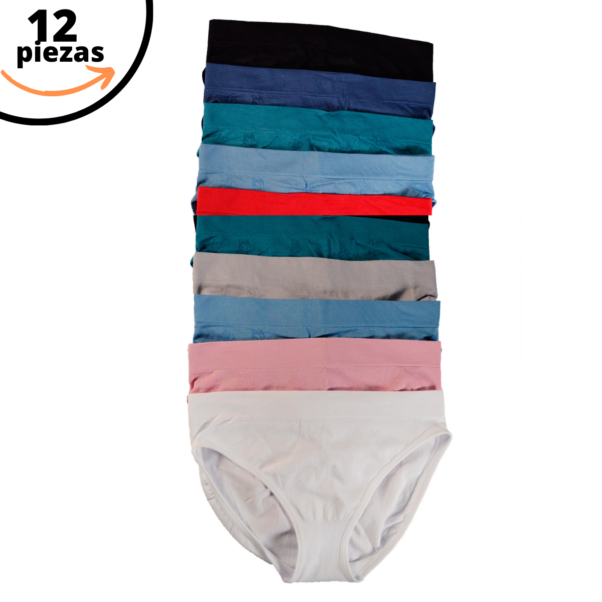 panty microfibra unitalla (12 piezas)