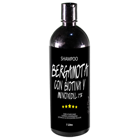 Shampoo Bergamota con Biotina y Minoxidil (1 litro)