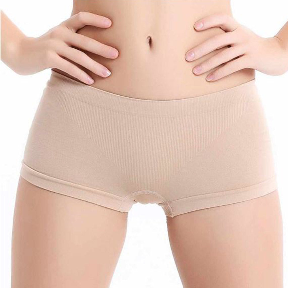 calzoncillos tipo boxer para mujer, sin costuras (8 piezas)