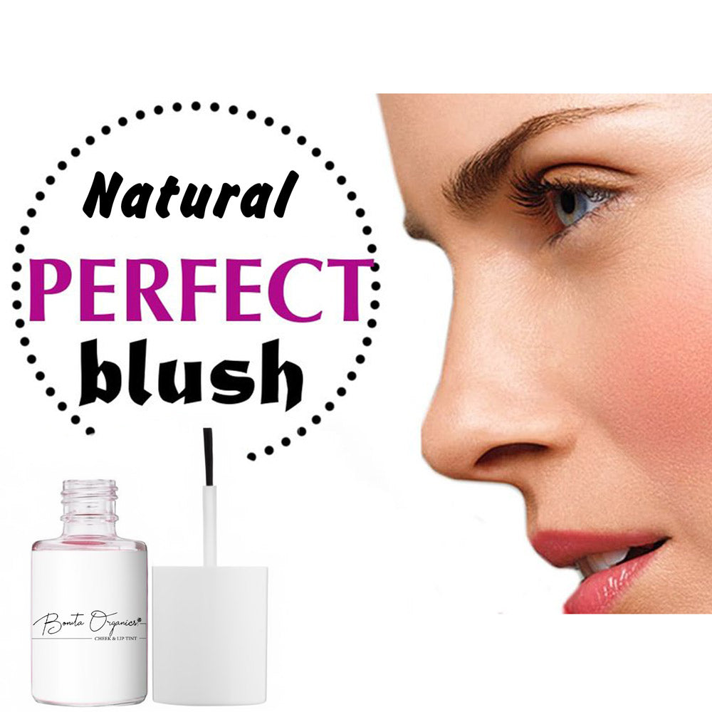 rubor y tinta labios 100 % natural (1 pieza)