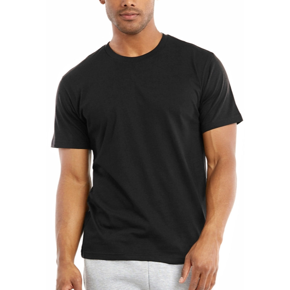 playera cuello redondo algodon negra (1 pieza)